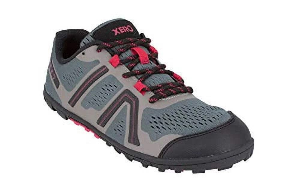 Xero Shoes Grey Black Pink Mesa Trail Lightweight Barefoot Running Shoe Size 7